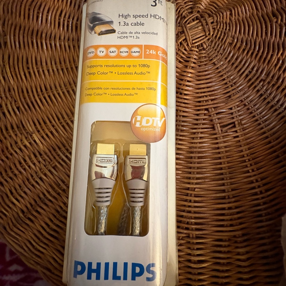 Philips HDMI 1.3 Cable with Gold Connectors